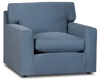 Hudson Blue Fabric Chair