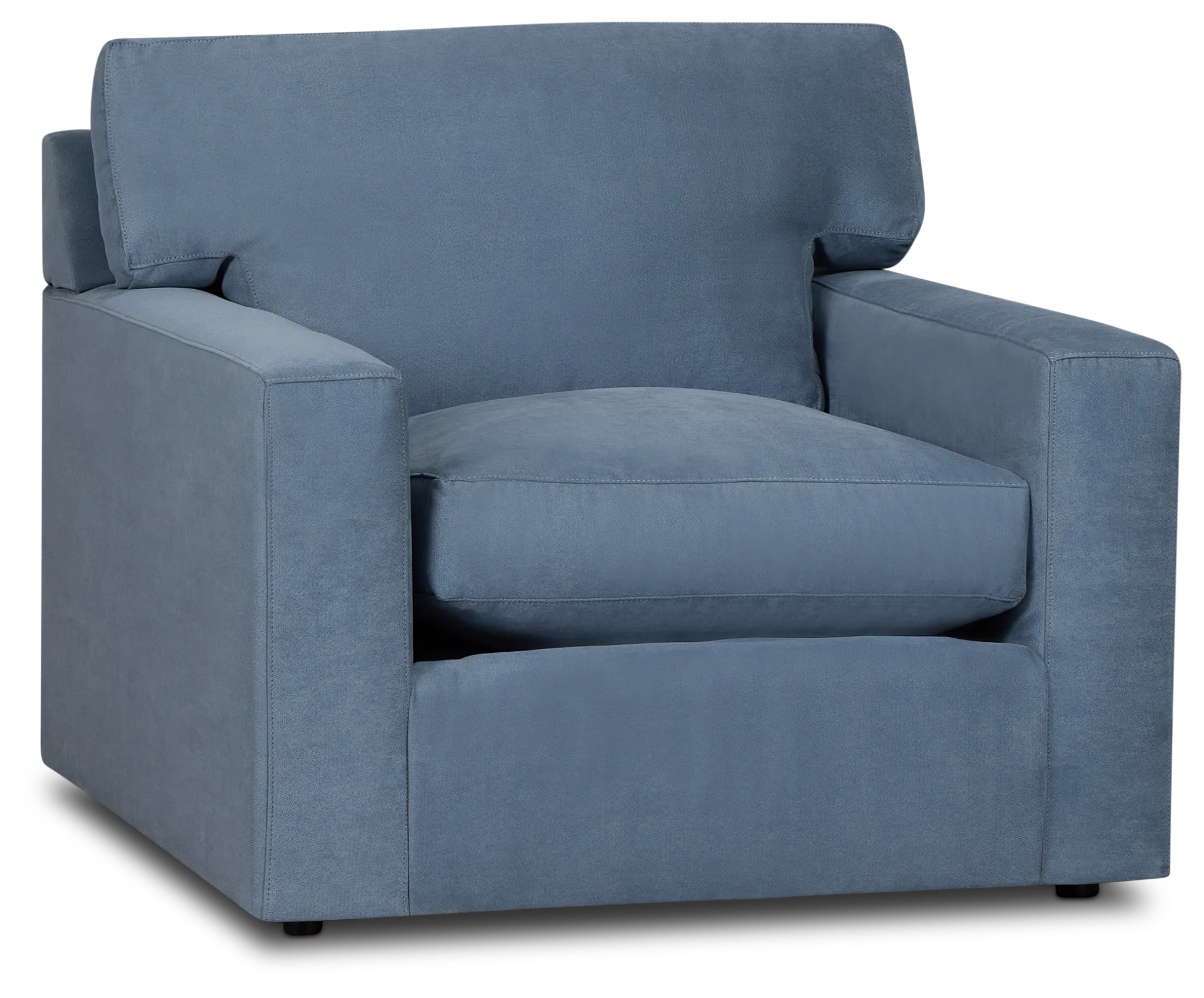 Hudson Blue Fabric Chair