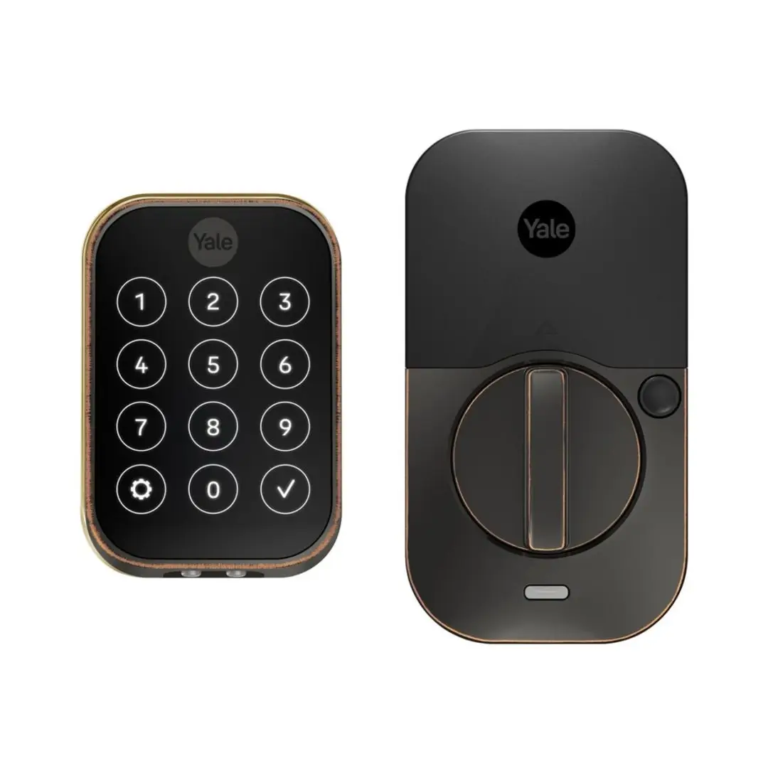 Yale Pro 2 Pushbutton Bluetooth Bronze Key-free Touchscreen Door Lock Yale Pro 2 Pushbutton Bluetooth Bronze Key-free Touchscreen Door Lock