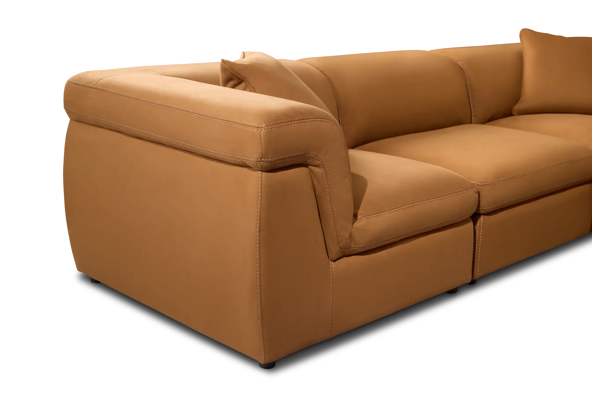 Aria Medium Brown Micro 8-piece Modular Sectional Aria Medium Brown Micro 8-piece Modular Sectional