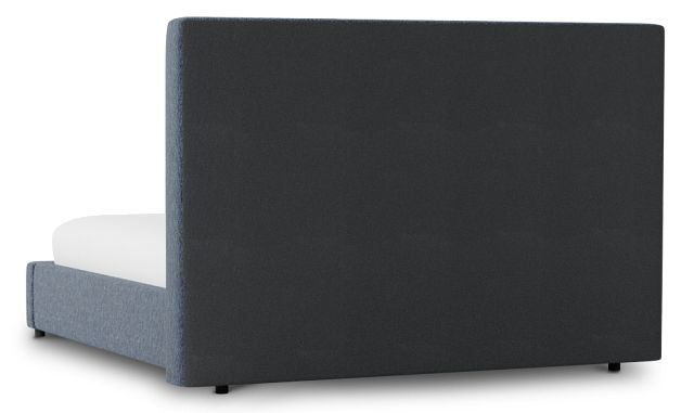 Grayton Maguire Blue 54" Upholstered Platform Bed