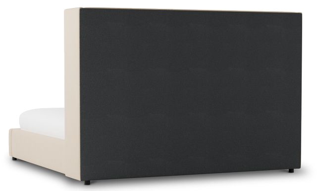 Captiva Peyton Beige 60" Upholstered Shelter Bed