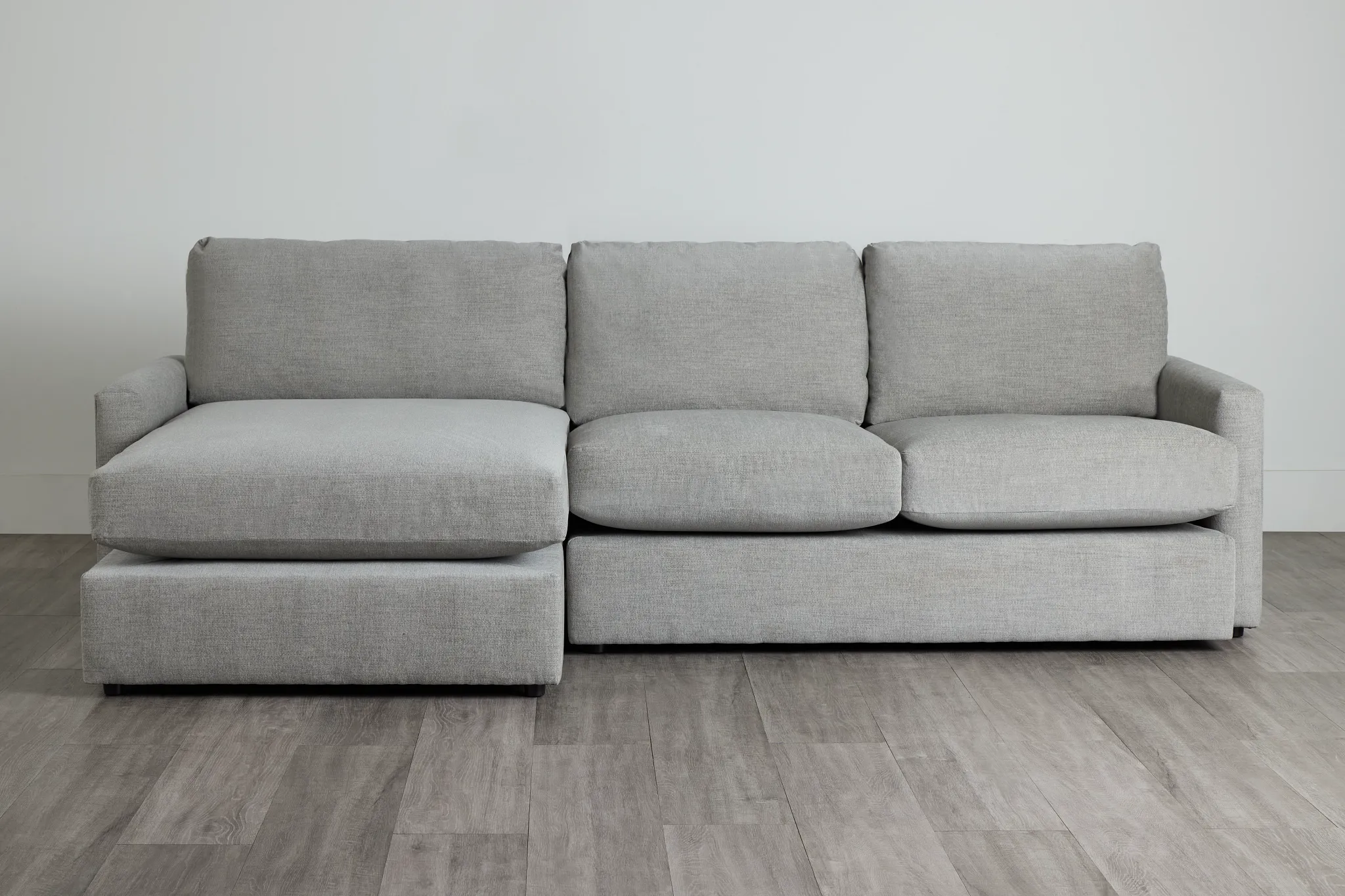 Noah Gray Fabric Left Chaise Sectional