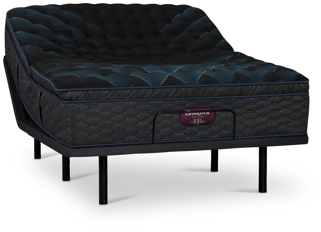 Simmons Beautyrest World Class Level 4 Firm Baselogic Gold Adjustable Base Mattress Set Simmons Beautyrest World Class Level 4 Firm Baselogic Gold Adjustable Base Mattress Set