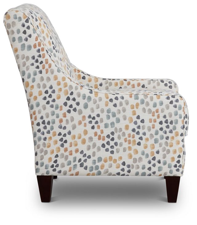 Pfeiffer Yellow Fabric Accent Chair (3)