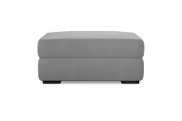 Edgewater Delray Light Gray Ottoman