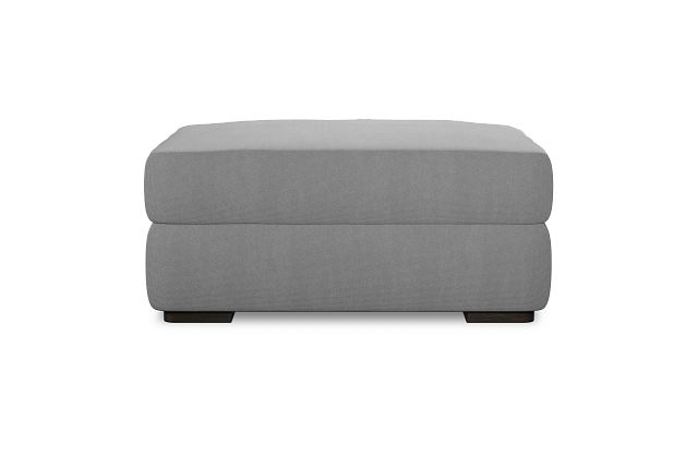 Edgewater Delray Light Gray Ottoman