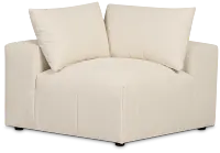 Remi Light Beige Fabric Corner Chair