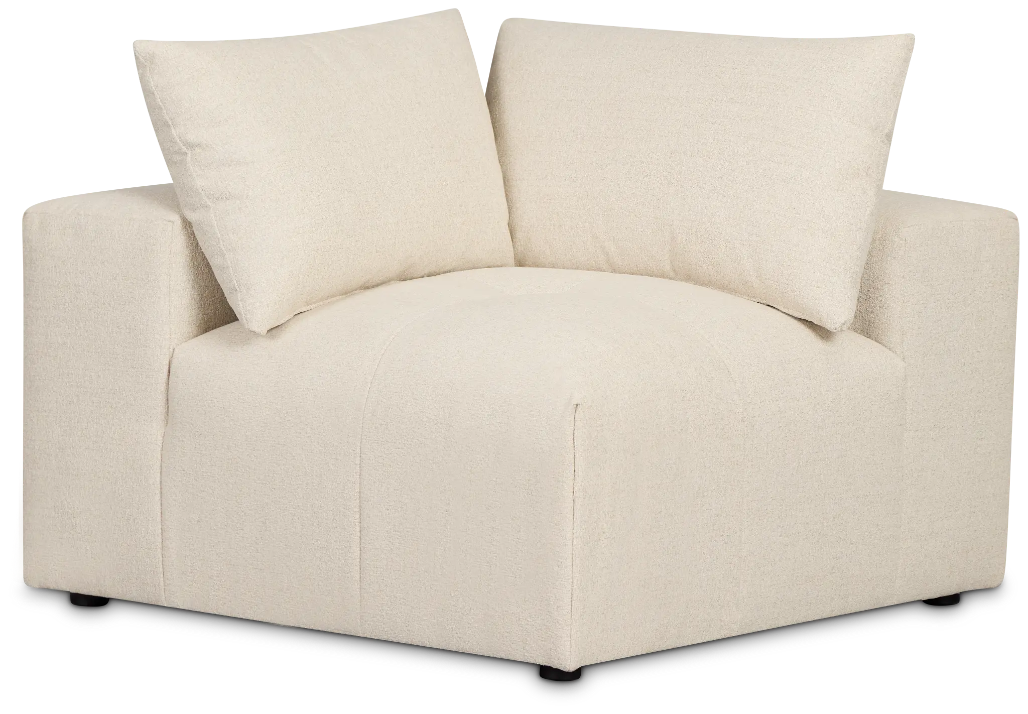 Remi Light Beige Fabric Corner Chair Remi Light Beige Fabric Corner Chair