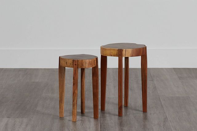 Nyle Set Of 2 Wood Accent Table