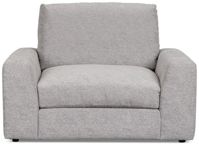 Calista Pewter Fabric Chair