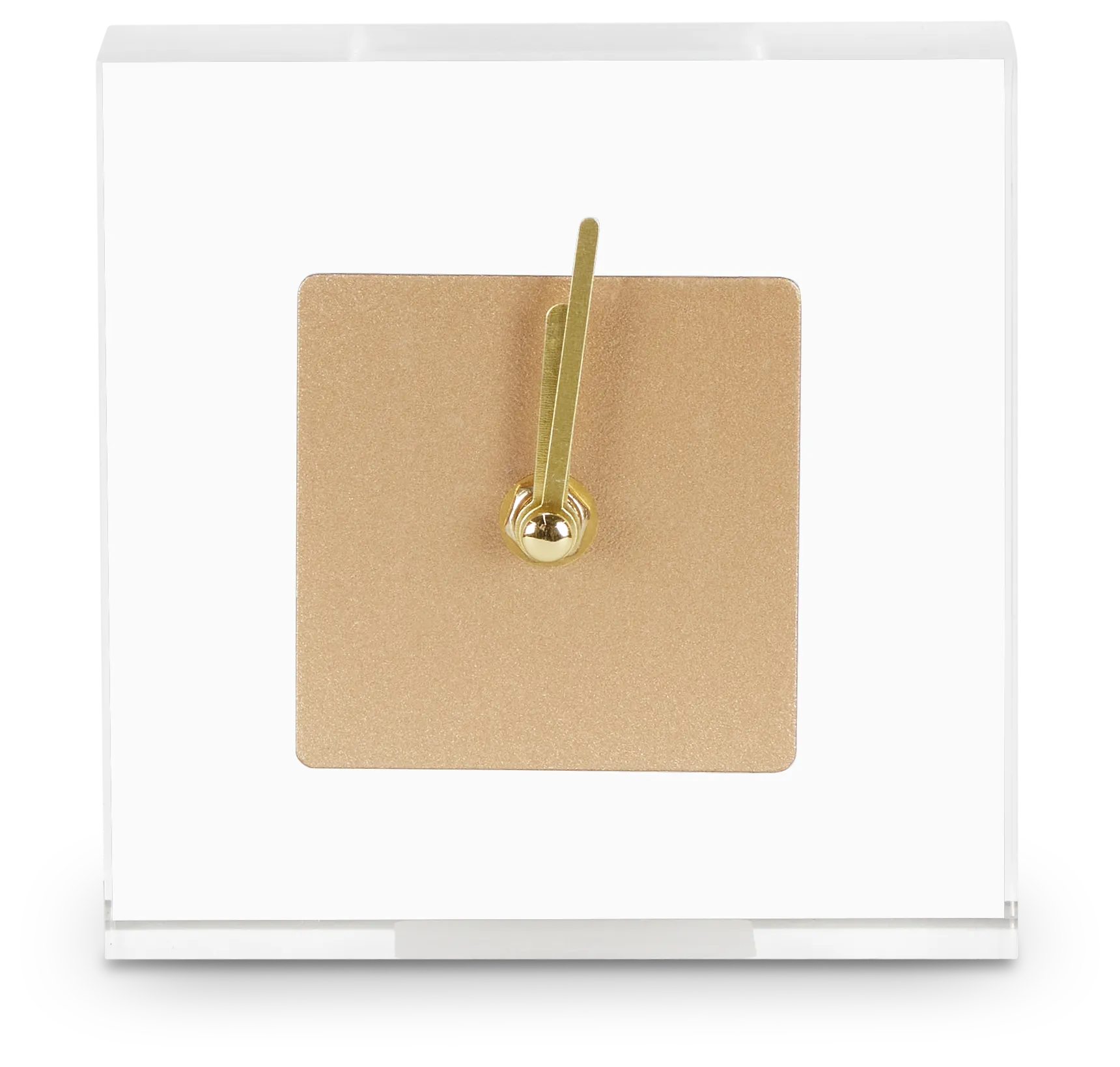 Aster Gold Acrylic Table Clock