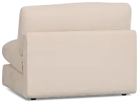 Jules Ivory Velvet Armless Chair