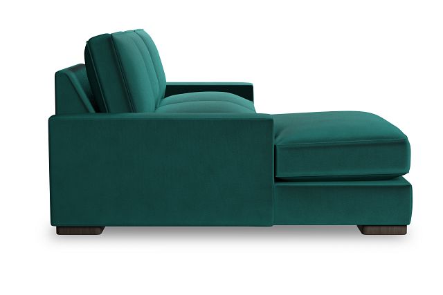 Edgewater Joya Green Left Chaise Sectional