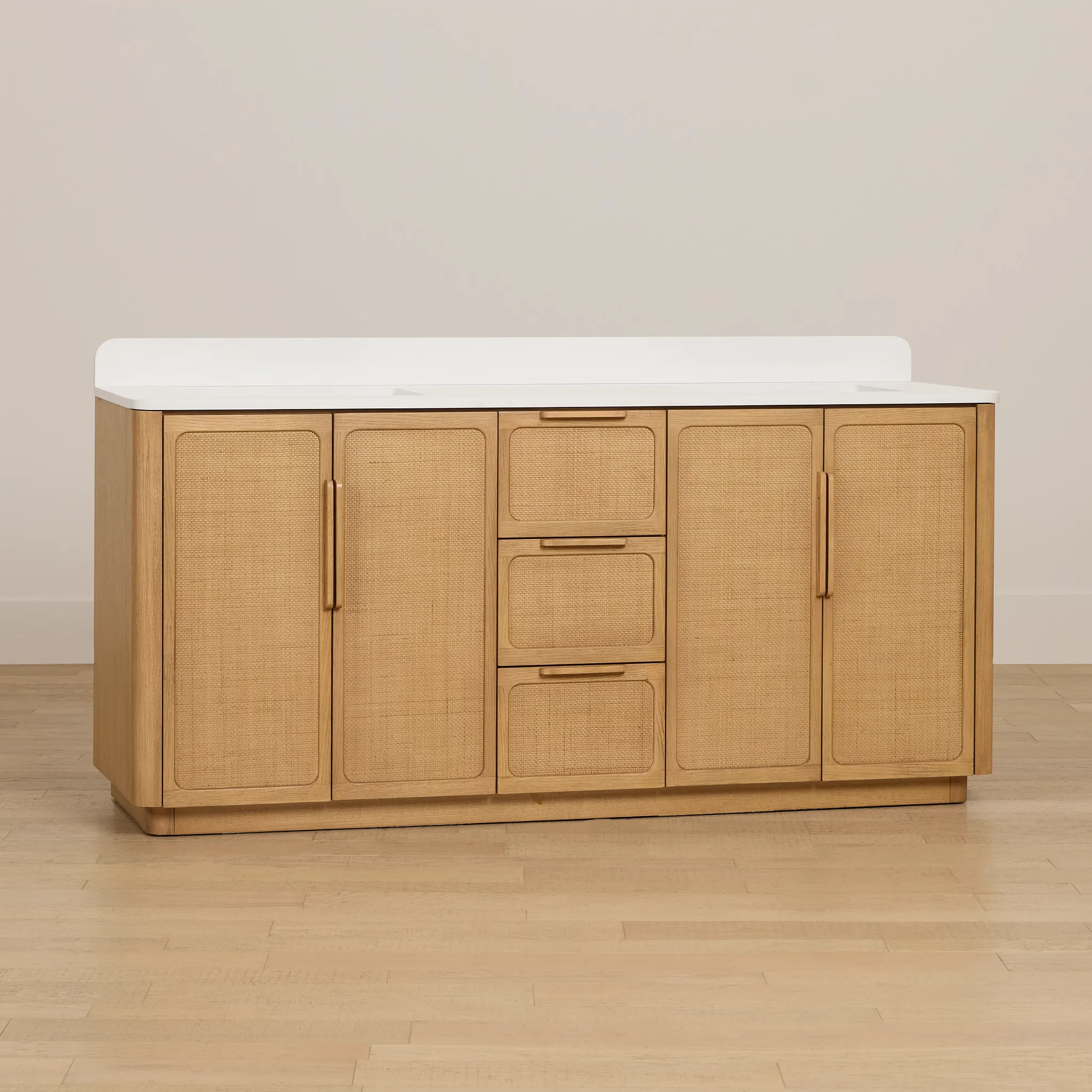 Pacific Light Tone 72" Double Bathroom Vanity