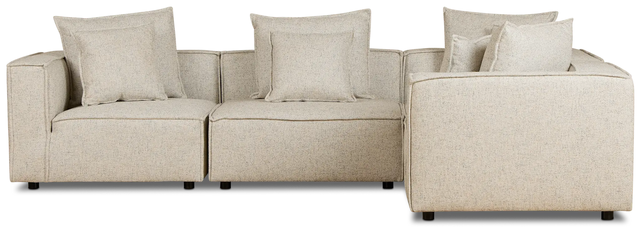 Tatum Beige Fabric 5-piece Modular Sectional Tatum Beige Fabric 5-piece Modular Sectional