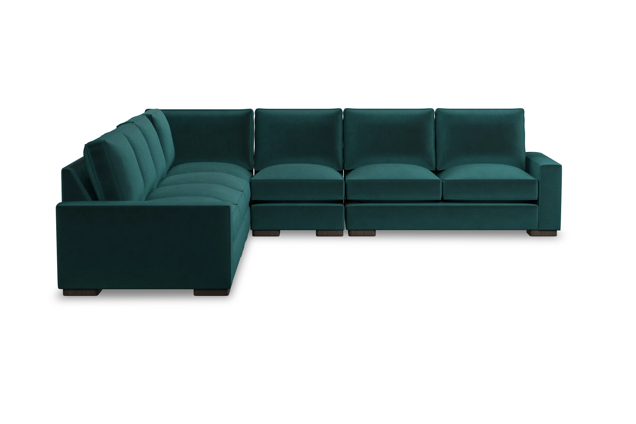 Edgewater Joya Teal Large Two-arm Sectional