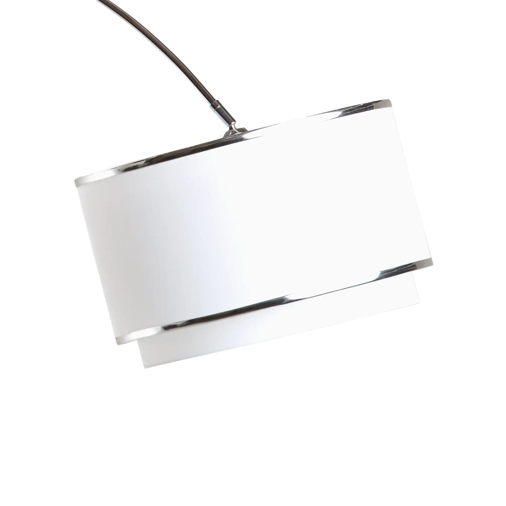 Mavas Silver Metal Arc Floor Lamp Mavas Silver Metal Arc Floor Lamp