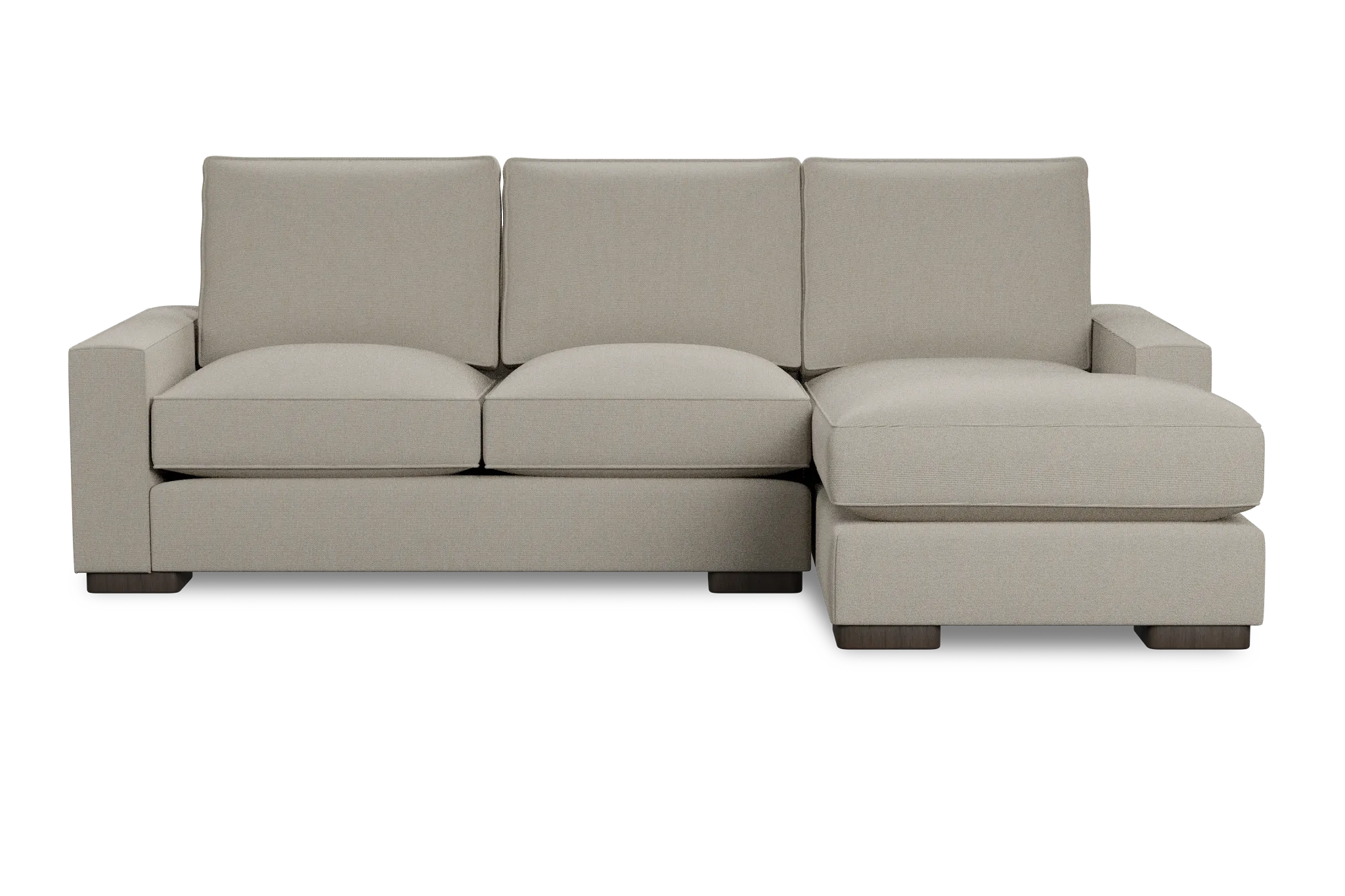 Edgewater Peyton Beige Right Chaise Sectional