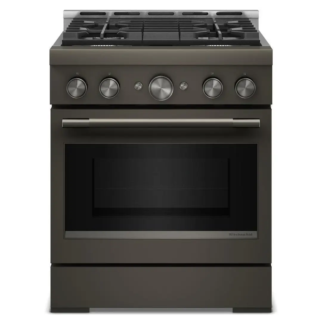 Kitchenaid 930 Series Black Gas Range Kitchenaid 930 Series Black Gas Range