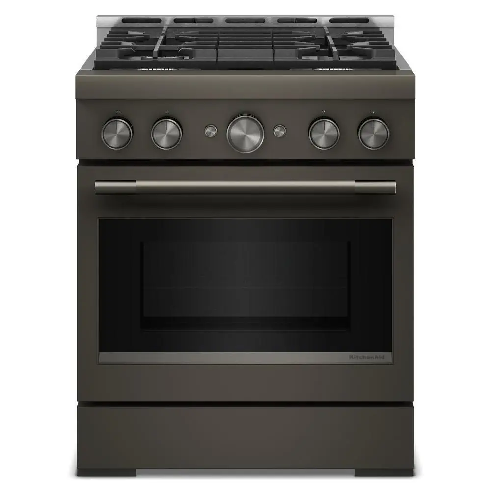 Kitchenaid 930 Series Black Gas Range Kitchenaid 930 Series Black Gas Range