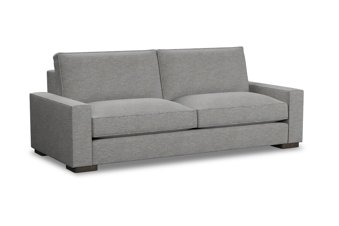 Edgewater Victory Gray 96" Sofa W/ 2 Cushions