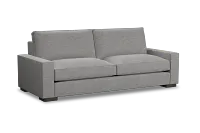Edgewater Victory Gray 96" Sofa W/ 2 Cushions