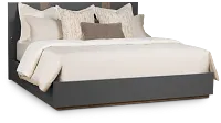 Brasilia Gray Platform Bed