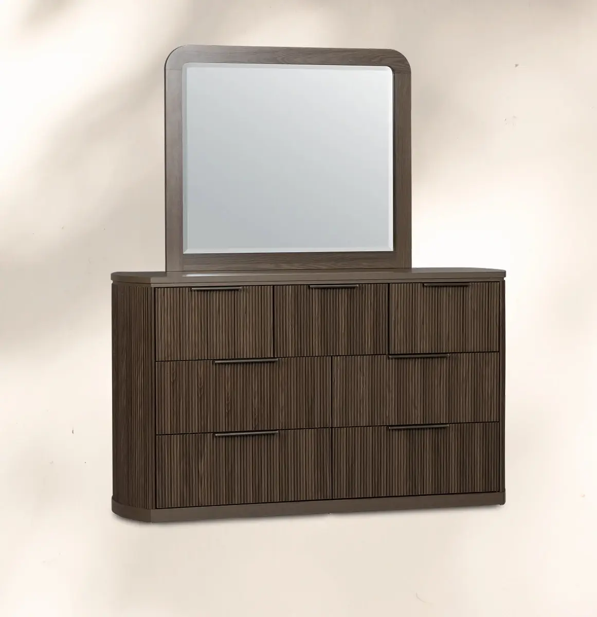 Camden Dark Tone Dresser & Mirror Camden Dark Tone Dresser & Mirror