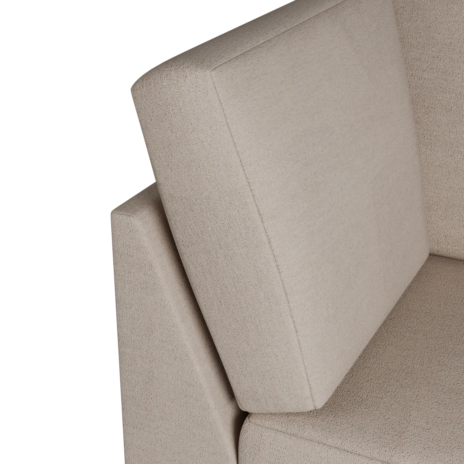 Citymod Beige Fabric Wedge