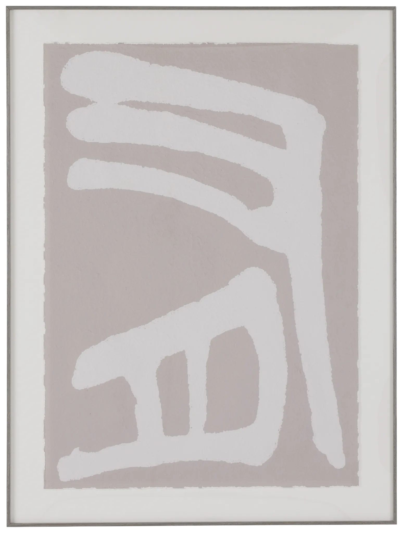 Shay Khaki Framed Wall Art