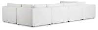 Destin Sutton White Fabric 8-piece Pit Sectional
