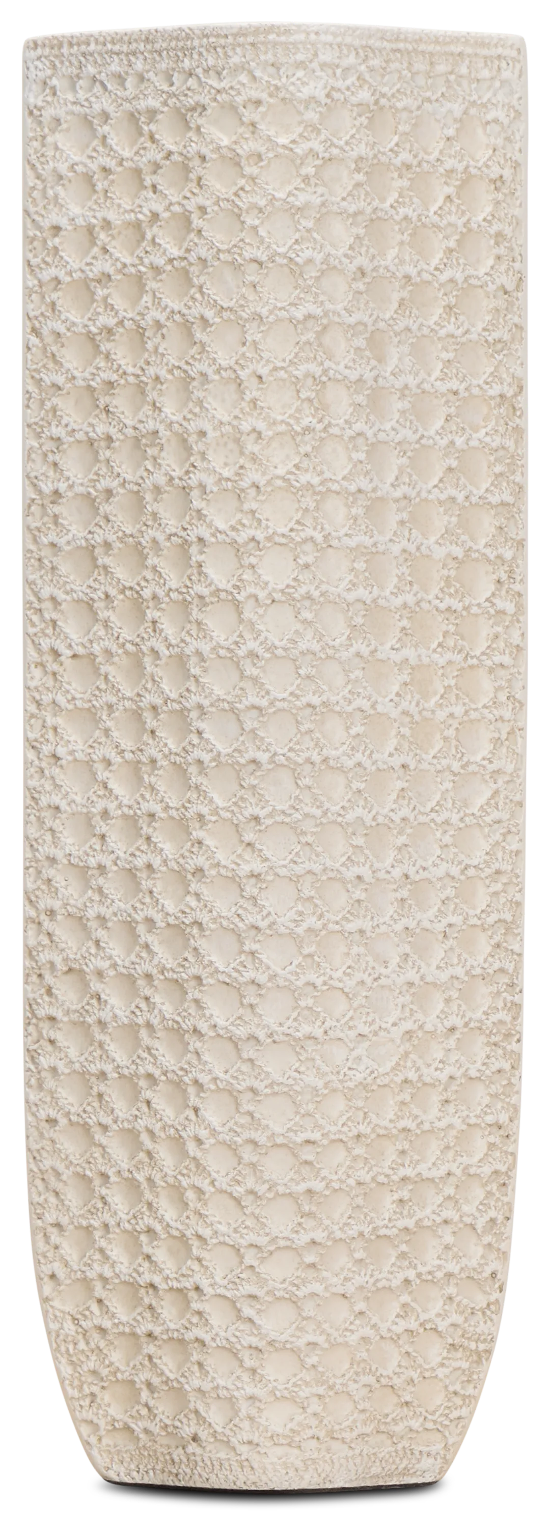 Nolie White Short Vase