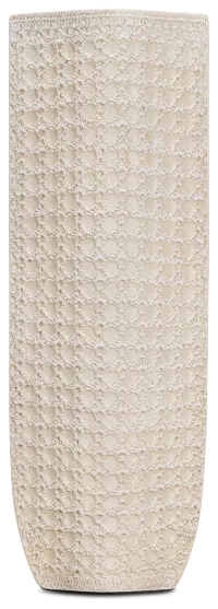 Nolie White Short Vase