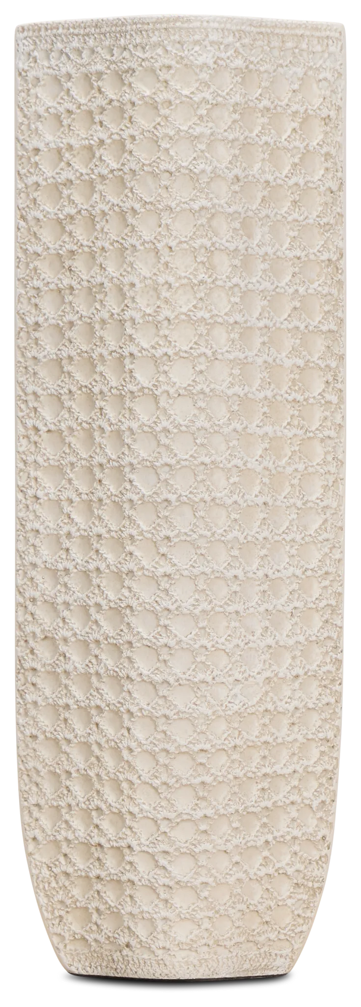 Nolie White Short Vase