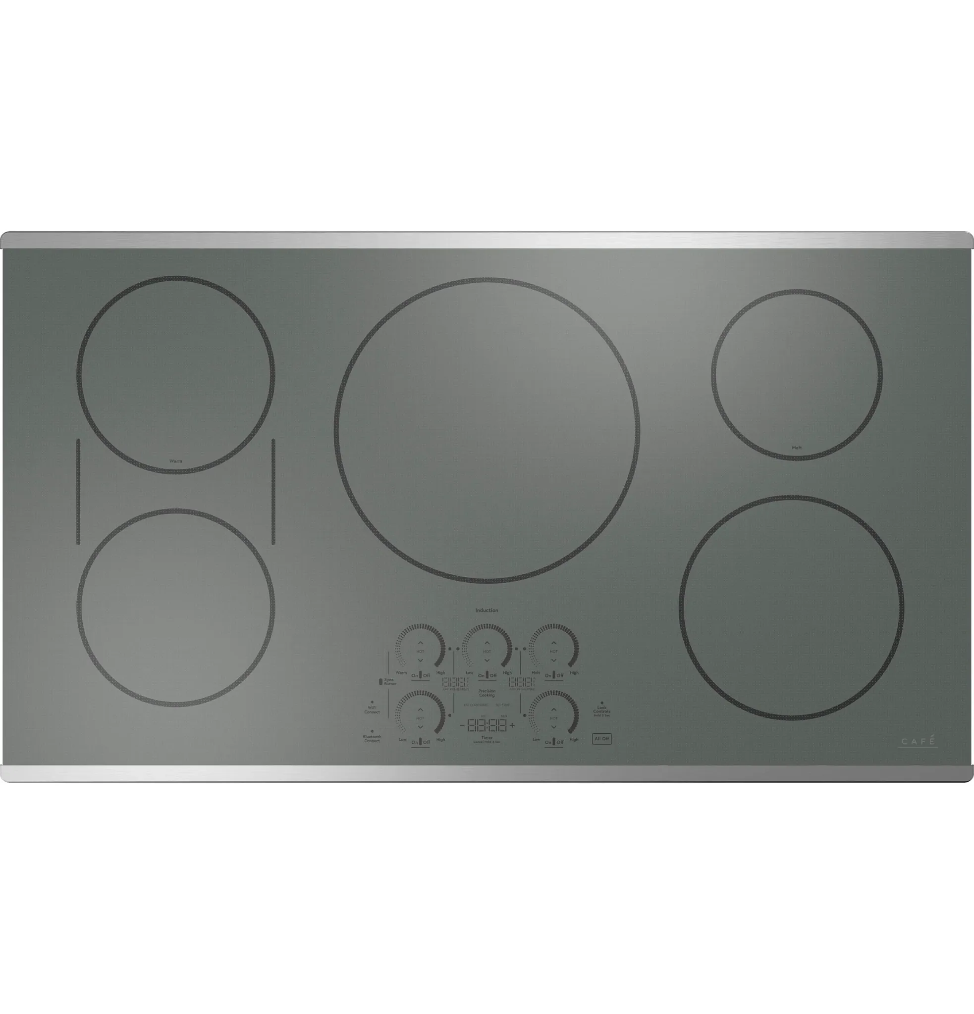 Cafe 90362 Series Stainless Steel 36" Induction Cook Top