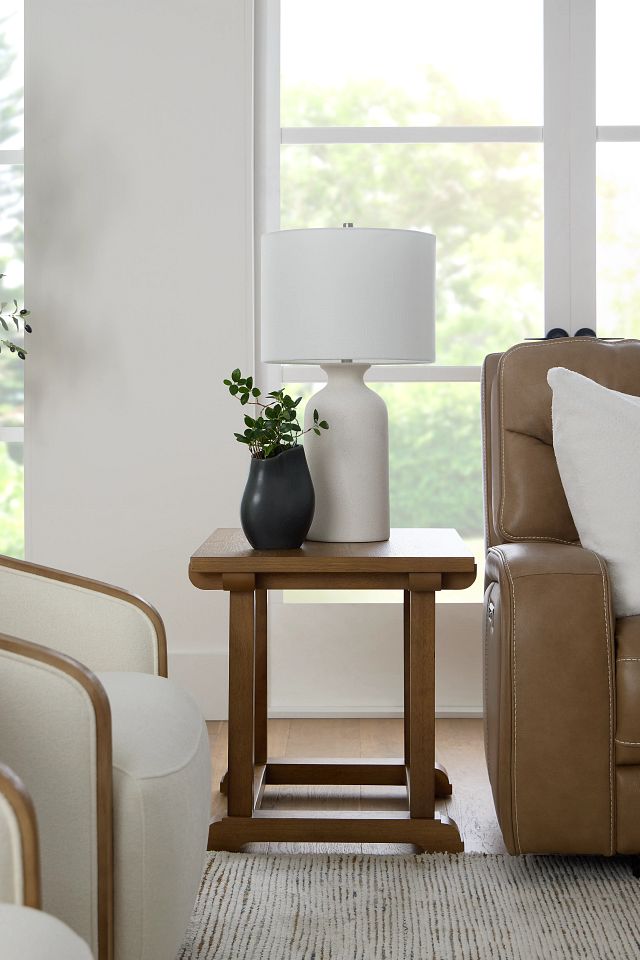 Taylen White Ceramic Table Lamp