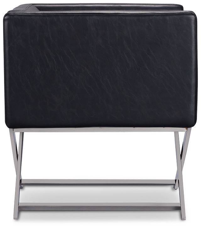Leone Black Accent Chair