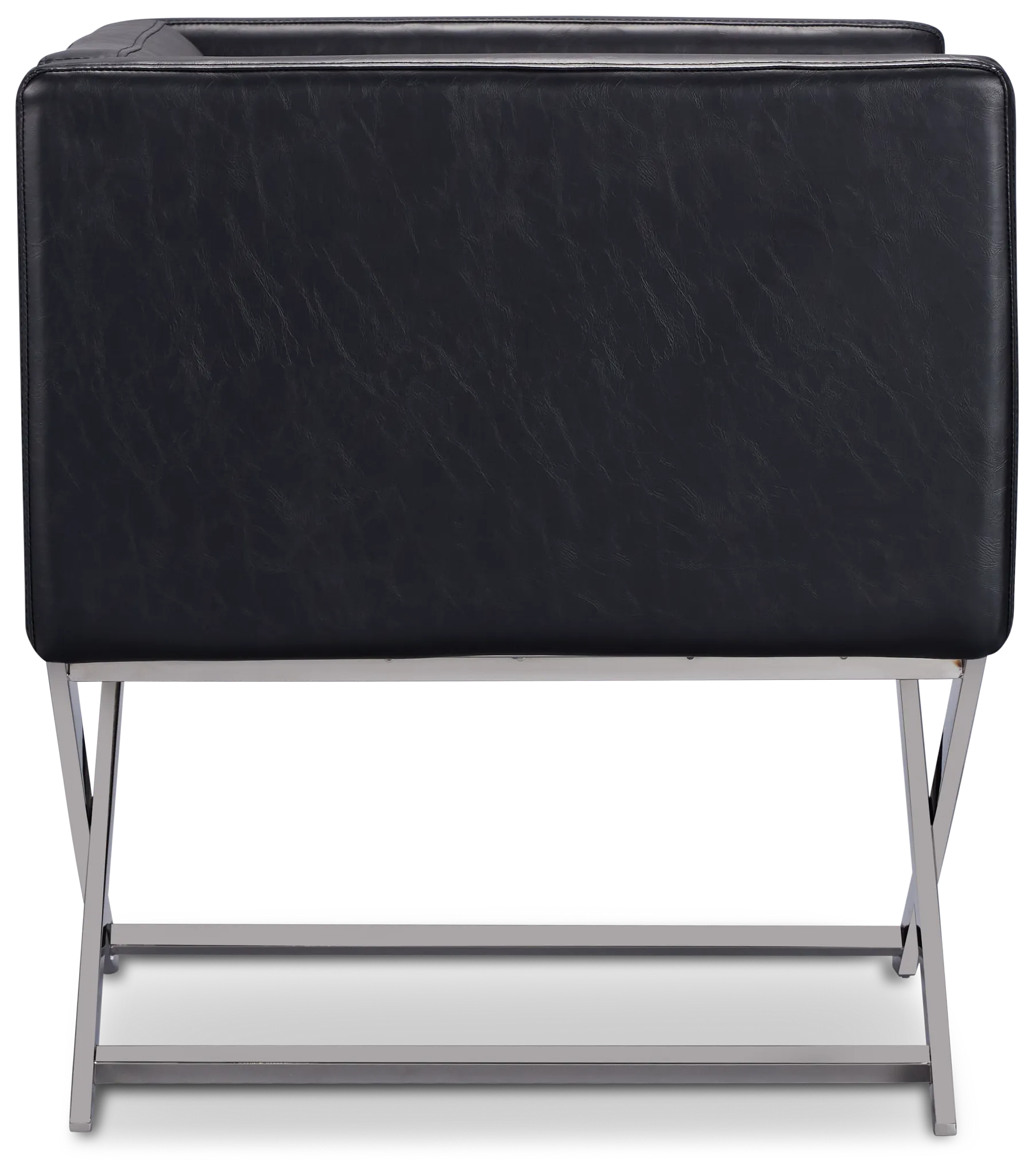 Leone Black Accent Chair