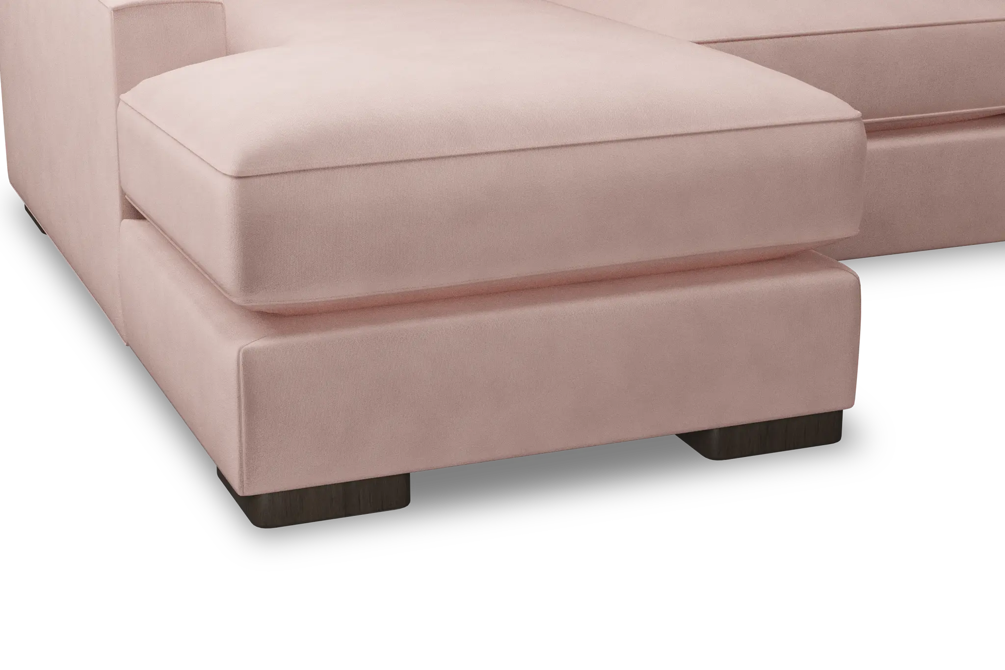 Edgewater Joya Light Pink Large Left Chaise Sectional Edgewater Joya Light Pink Large Left Chaise Sectional