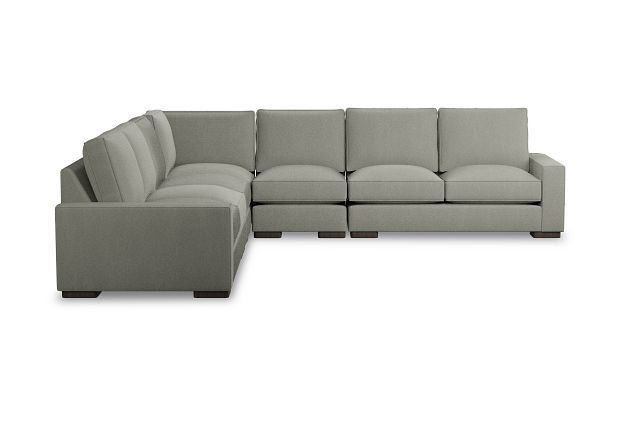 Edgewater Delray Pewter Large Two-arm Sectional