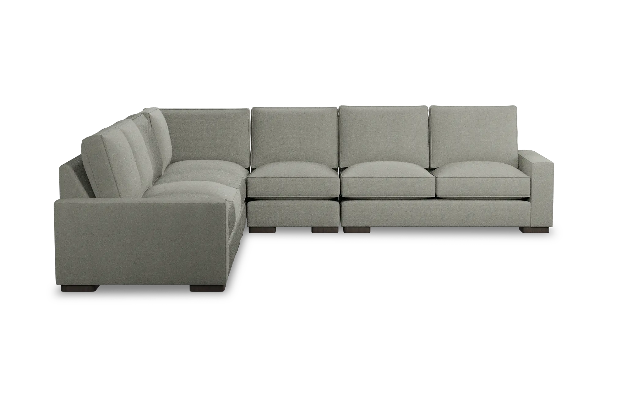 Edgewater Delray Pewter Large Two-arm Sectional Edgewater Delray Pewter Large Two-arm Sectional