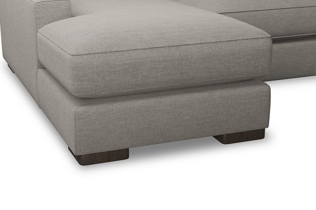 Edgewater Maguire Pewter Large Left Chaise Sectional