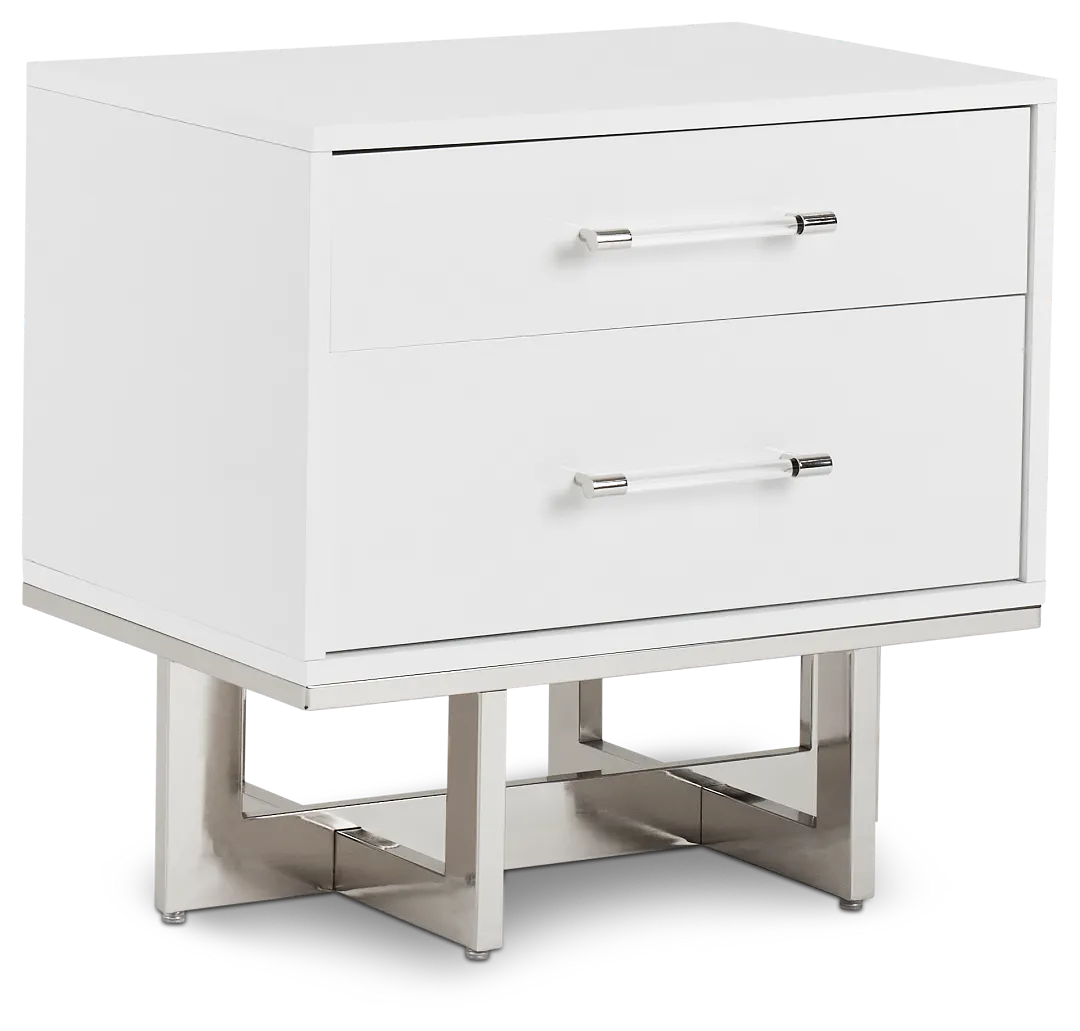 Cortina White Nightstand