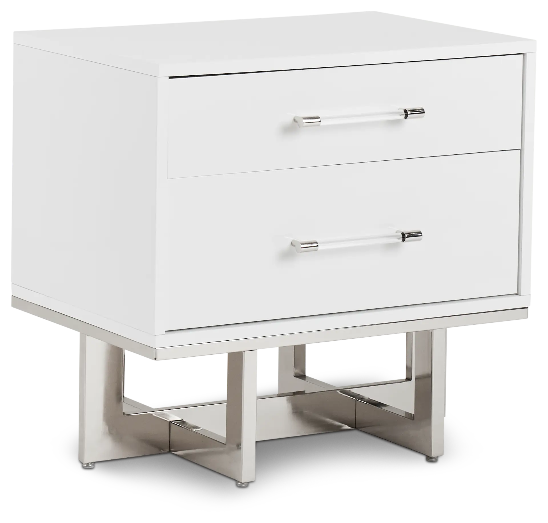 Cortina White Nightstand Cortina White Nightstand