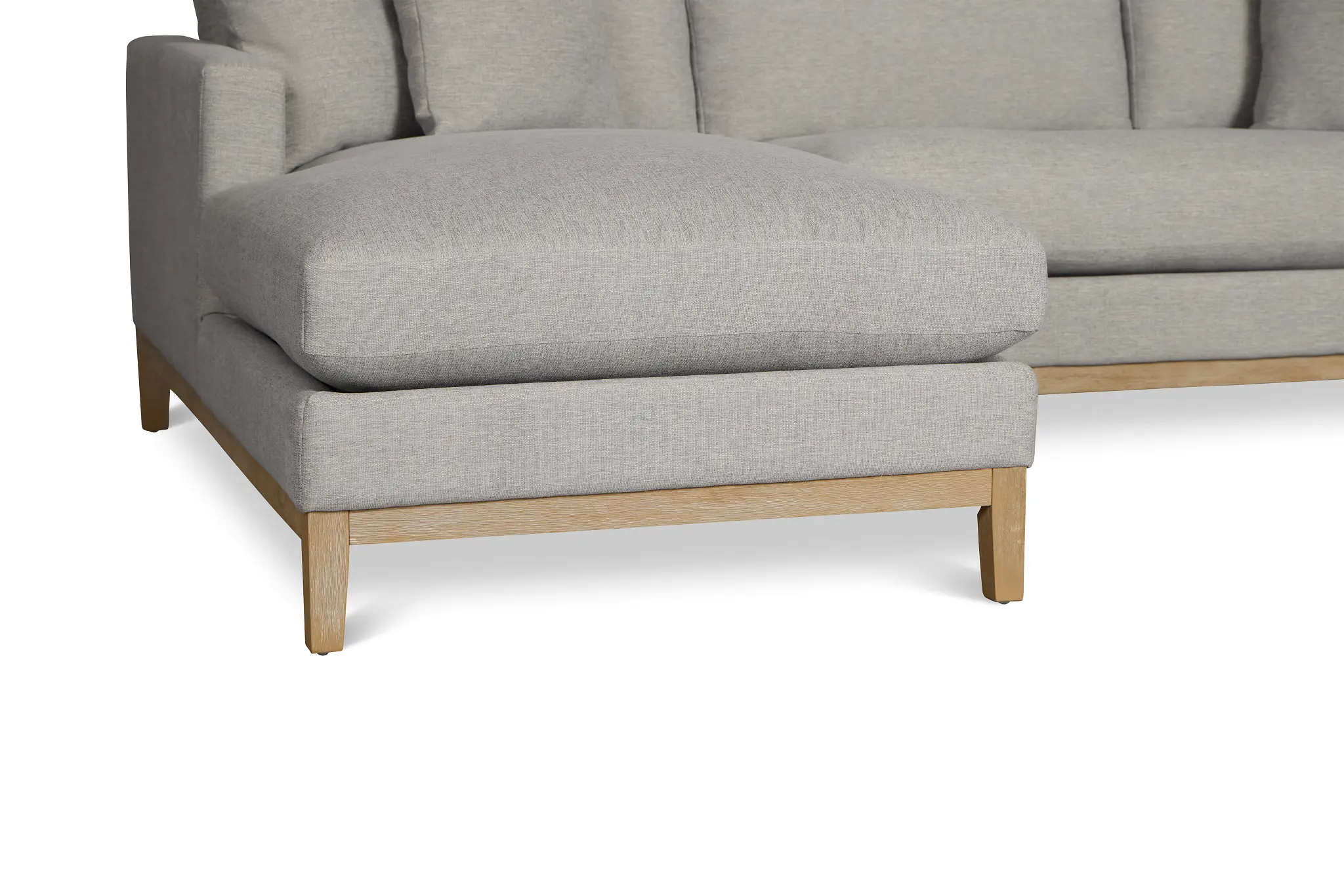 Emma Gray Fabric Left Chaise Sectional Emma Gray Fabric Left Chaise Sectional