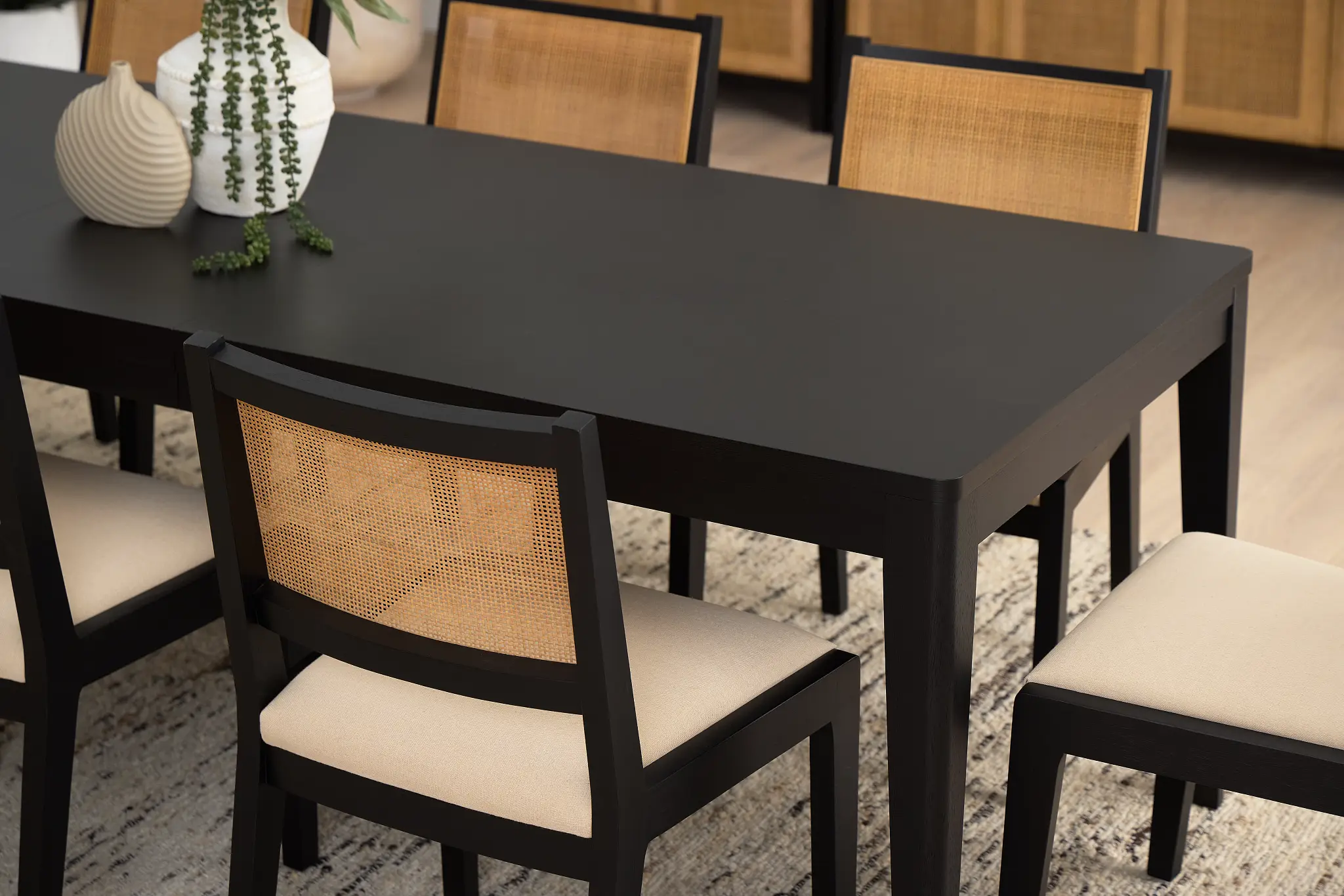 Pacific Black Rectangular Table Pacific Black Rectangular Table