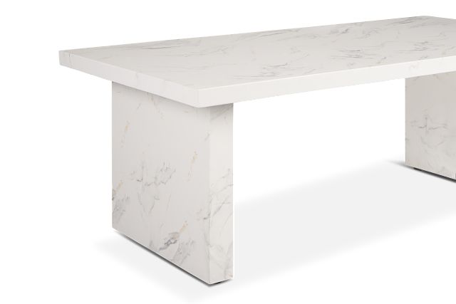 Viscaya White Rectangular Table