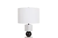 Ellendale White Marble Table Lamp