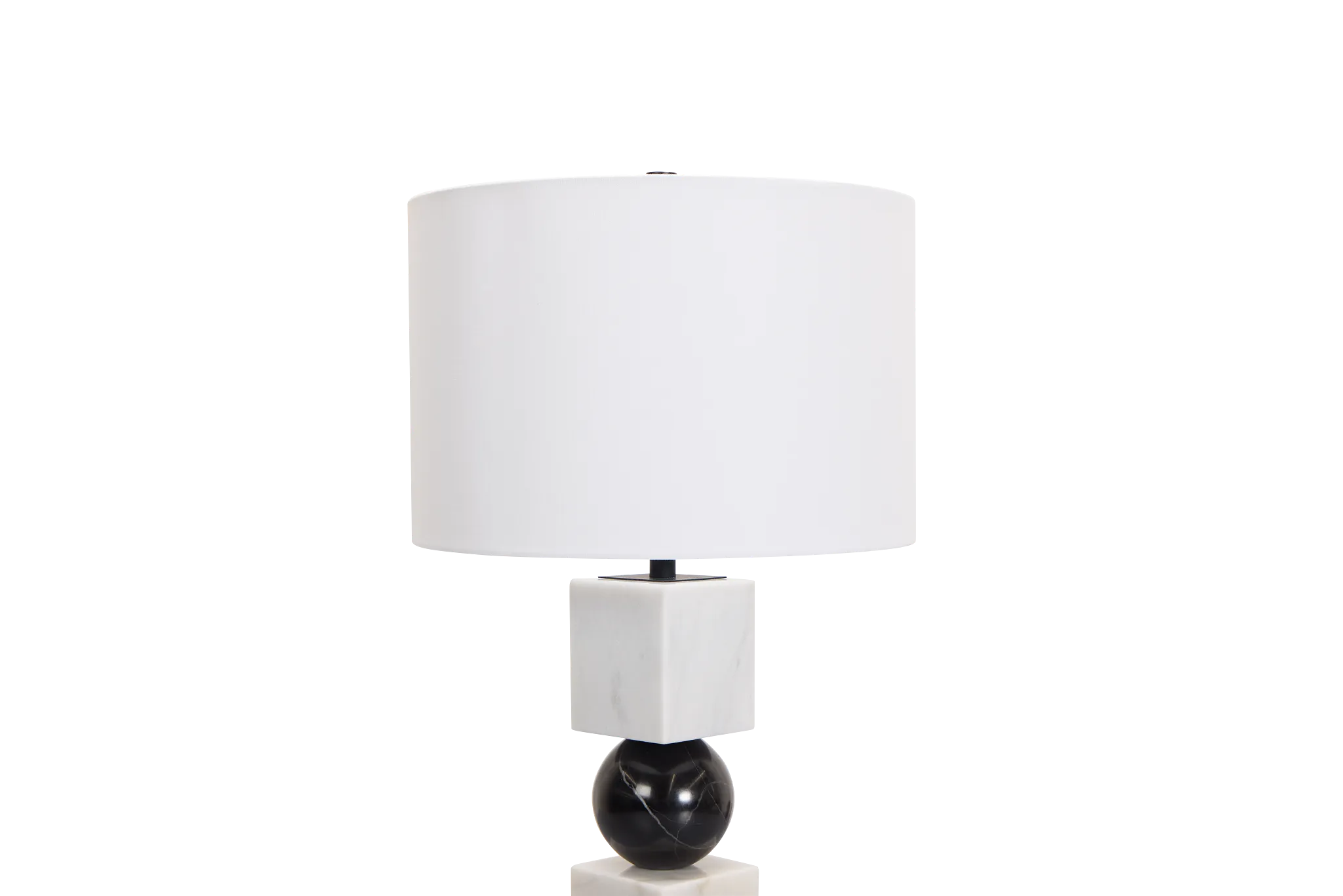 Ellendale White Marble Table Lamp